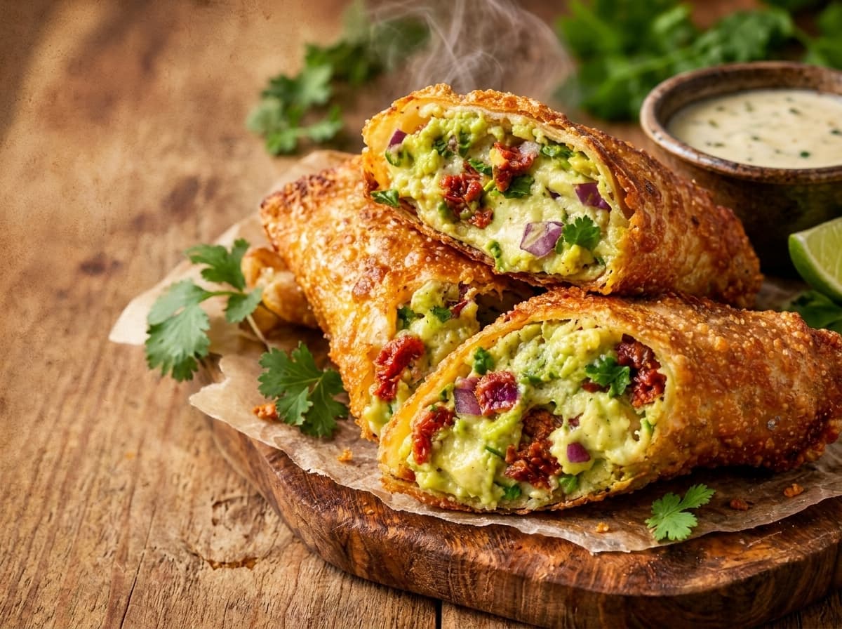 Copycat Cheesecake Factory Avocado Egg Rolls