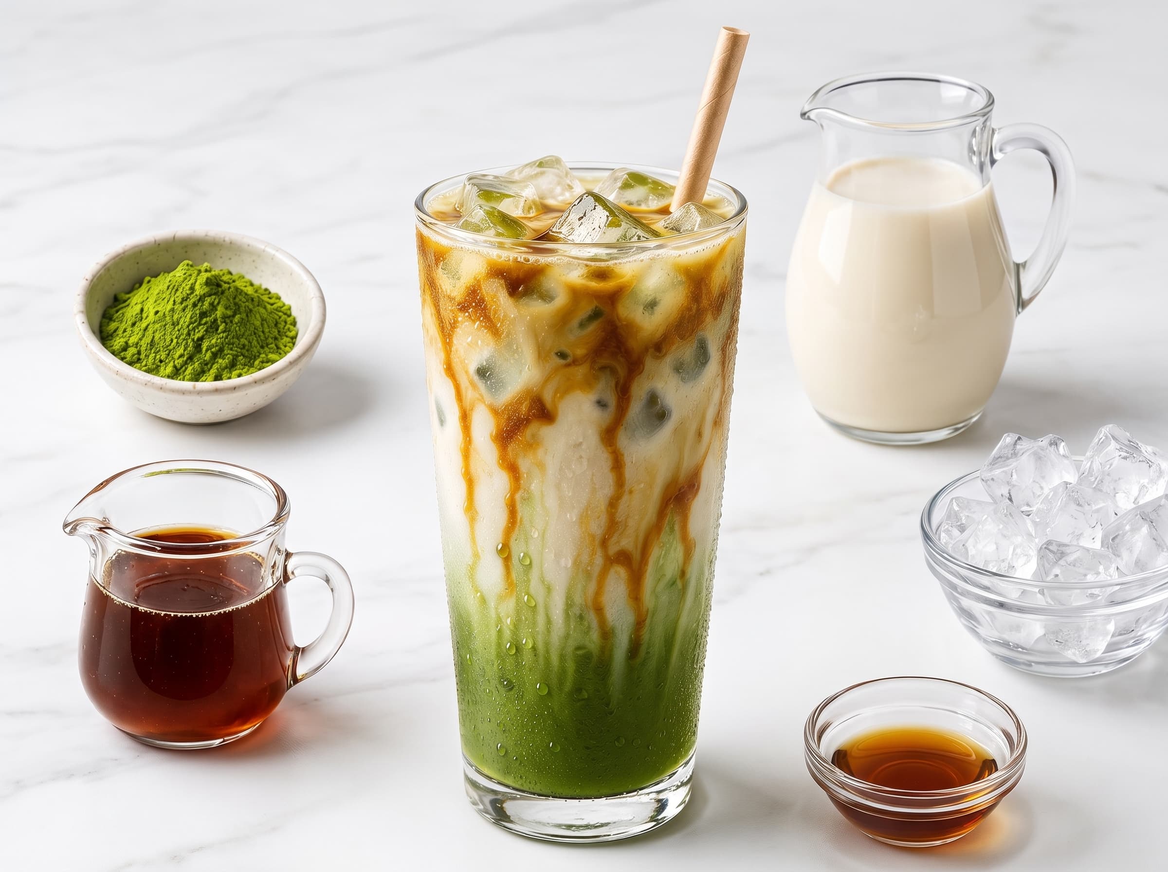 Copycat Starbucks Iced Matcha Latte
