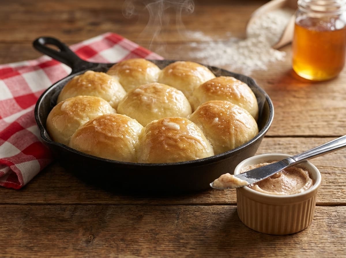Copycat Texas Roadhouse Rolls with Cinnamon Butter