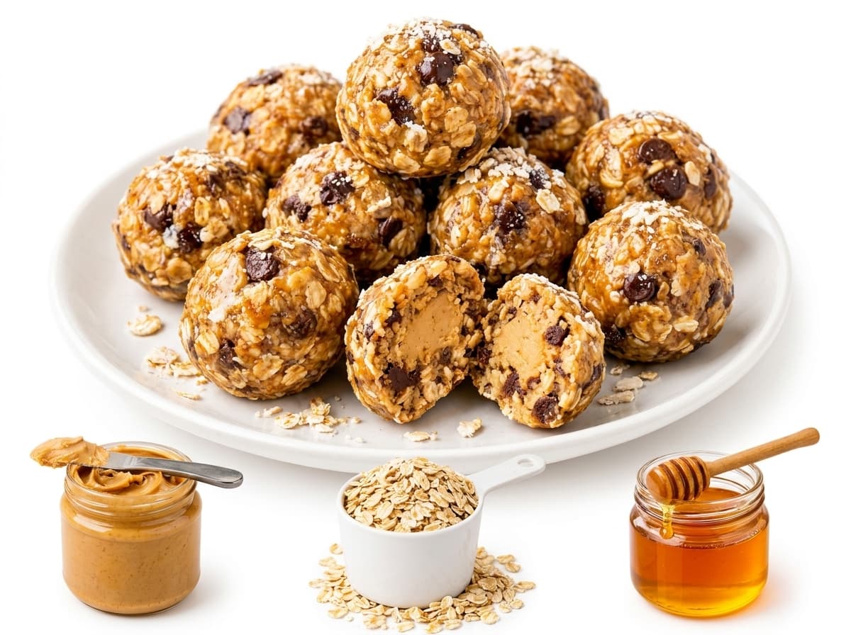 No-Bake Peanut Butter Oat Balls
