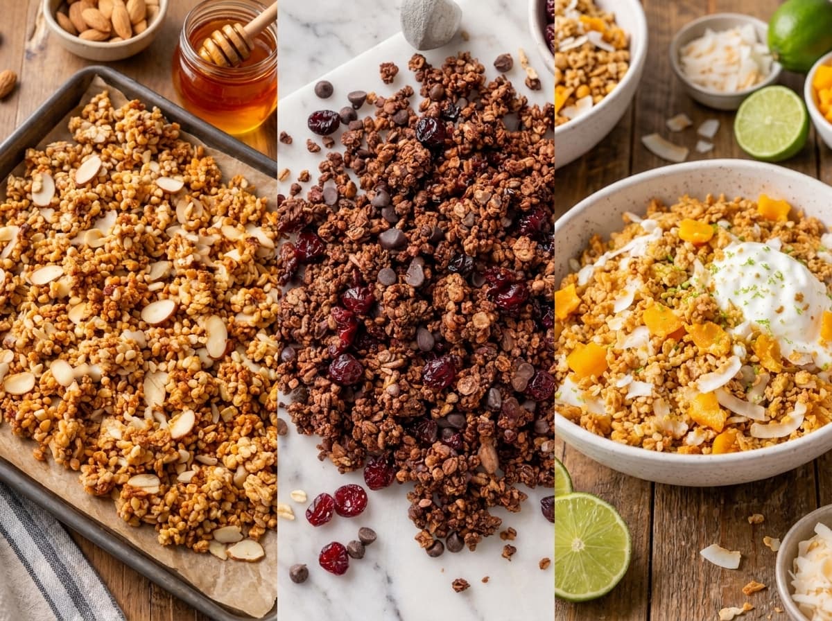 Homemade Granola 3 Flavors